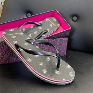 Brand new Tory Burch flip flops